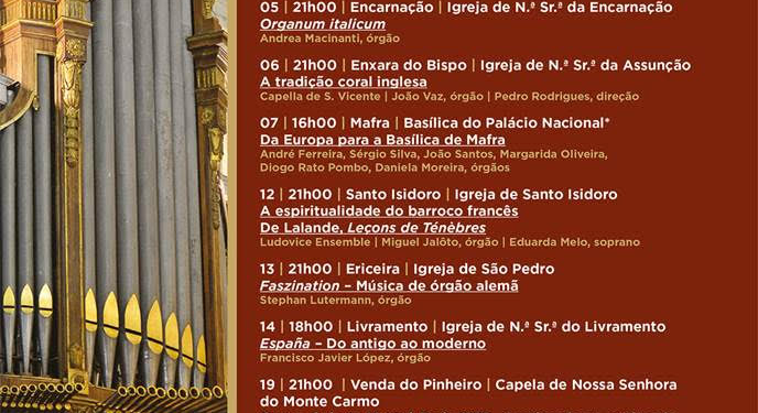 7.ª edição do Festival Internacional de Órgão de Mafra