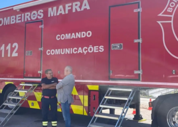 Presidente da LBP visita viatura de Mafra