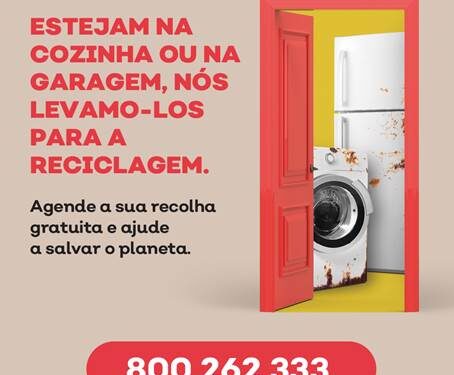 Serviço de recolha de eletrodomésticos porta a porta do Electrão já chegou a Mafra