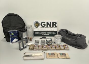 Mais de 2700 doses de droga apreendidas em Mafra pela GNR