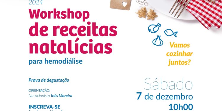Workshop de receitas natalícias adaptadas para pacientes em hemodiálise