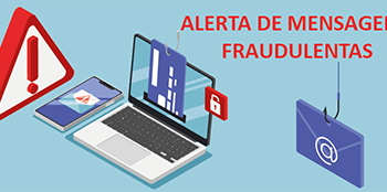 Alerta de mensagens fraudulentas