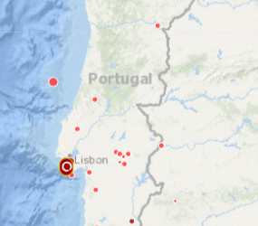 Sismo de 4,7 sentido em Mafra com menor intensidade