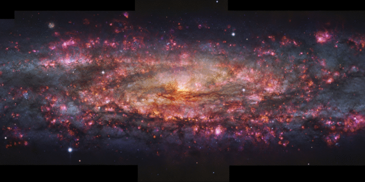 Astrónomos obtêm a imagem de milhares de cores mais detalhada de uma galáxia