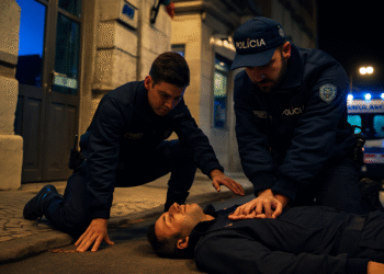 Polícias prestam socorro a cidadão em paragem cardiorrespiratória