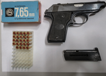 Detido por posse ilegal de arma