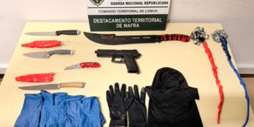 Ericeira – Três detidos por posse de armas proibidas