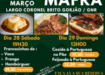 Festival da Francesinha e Cozido à Portuguesa no Pão realiza-se em Mafra nos dias 28 e 29 de março
