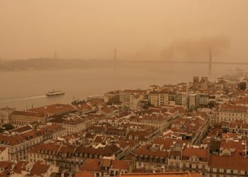 Poeiras do Norte de África degradam qualidade do ar em Portugal entre 6 e 9 de abril