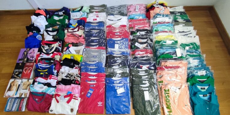 Malveira – Apreendidos 254 artigos contrafeitos