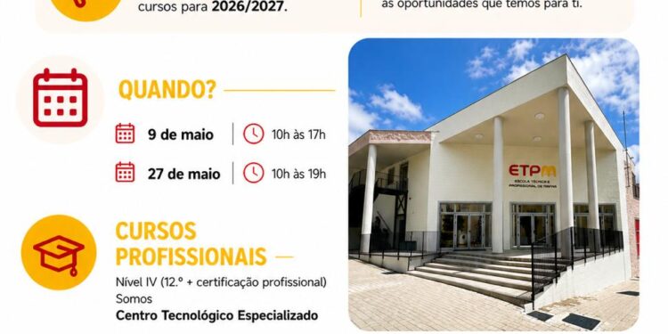 Dia Aberto da ETPM apresenta cursos e oportunidades para 2026/2027
