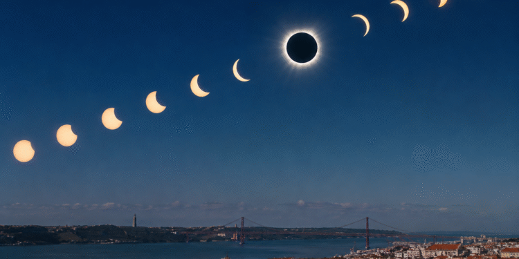 Eclipse solar de 12 de agosto deverá ser visível em Portugal continental