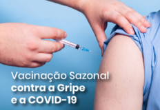 Vacinação contra gripe e COVID-19 começa a 30 de setembro