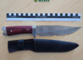 Detido em flagrante delito por posse de arma proibida